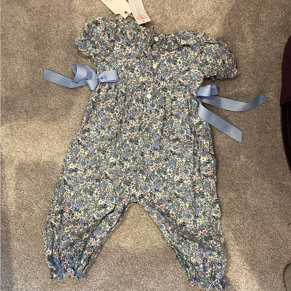 Designer embroidered baby romper, 18M - Picture 2 of 4